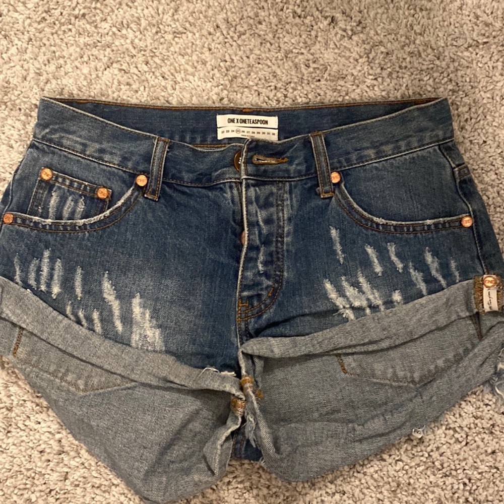 Oneteaspoon bandits relaxed fit shorts size 25